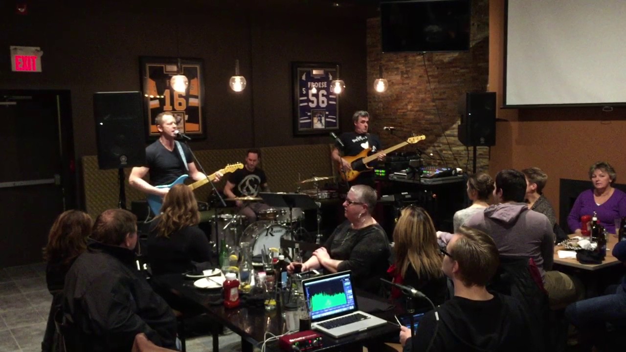 Frank McLean, Scott Bell and Jon Plett at CKs in Winkler