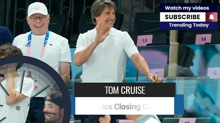 TOM CRUISE PERFORMS "EPIC STUNT" AT OLYMPICS  CLOSING CEREMONY