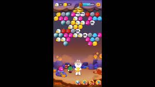 LINE バブル2 STAGE 1386 黄金コニー アイテムあり ×1.5 Golden Cony LINE BUBBLE 2