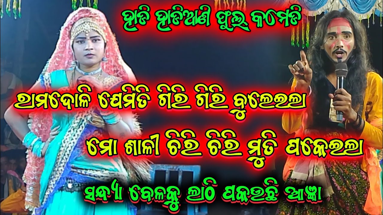 ହାଡ଼ି ହାଡ଼ିଆଣୀ ଫୁଲ୍ କମେଡି|| ranjana sahu bharatlila odia bharatlila 9938643604 