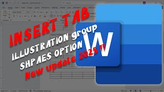 Microsoft Word 2025 Update: Insert Tab + Shapes Option Full Tutorial | Hindi में आसान तरीका #shapes
