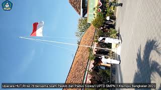 Upacara Hut Ri Ke 78uptd Smpn 1 Kldanis 2023
