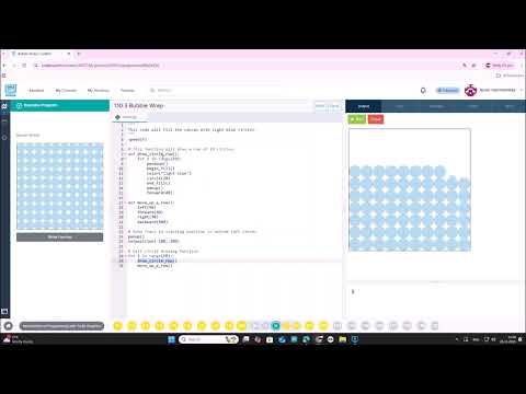 Arduino + Python 1.10.3 სავარჯიშო- Bubble Wrap/ codehs.com / პროგრამირება /coding/ ლევან ნიშნიანიძე 