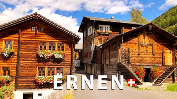 Ernen, 4K - The amazing traditional Music Village of Switzerland