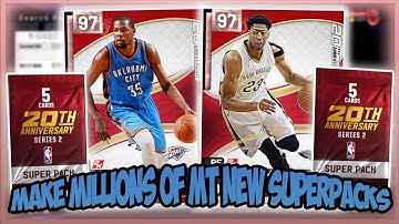 NBA2K19 NEW 20TH ANI SERIES 2 SUPER PACKS - MAKE MILLIONS OF MT SNIPING WITH THIS FILTER!!!