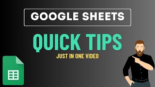 Google Sheets Tips and Tricks | Google Sheets Tutorial