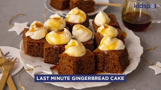 Last minute gingerbread cake @kidspot