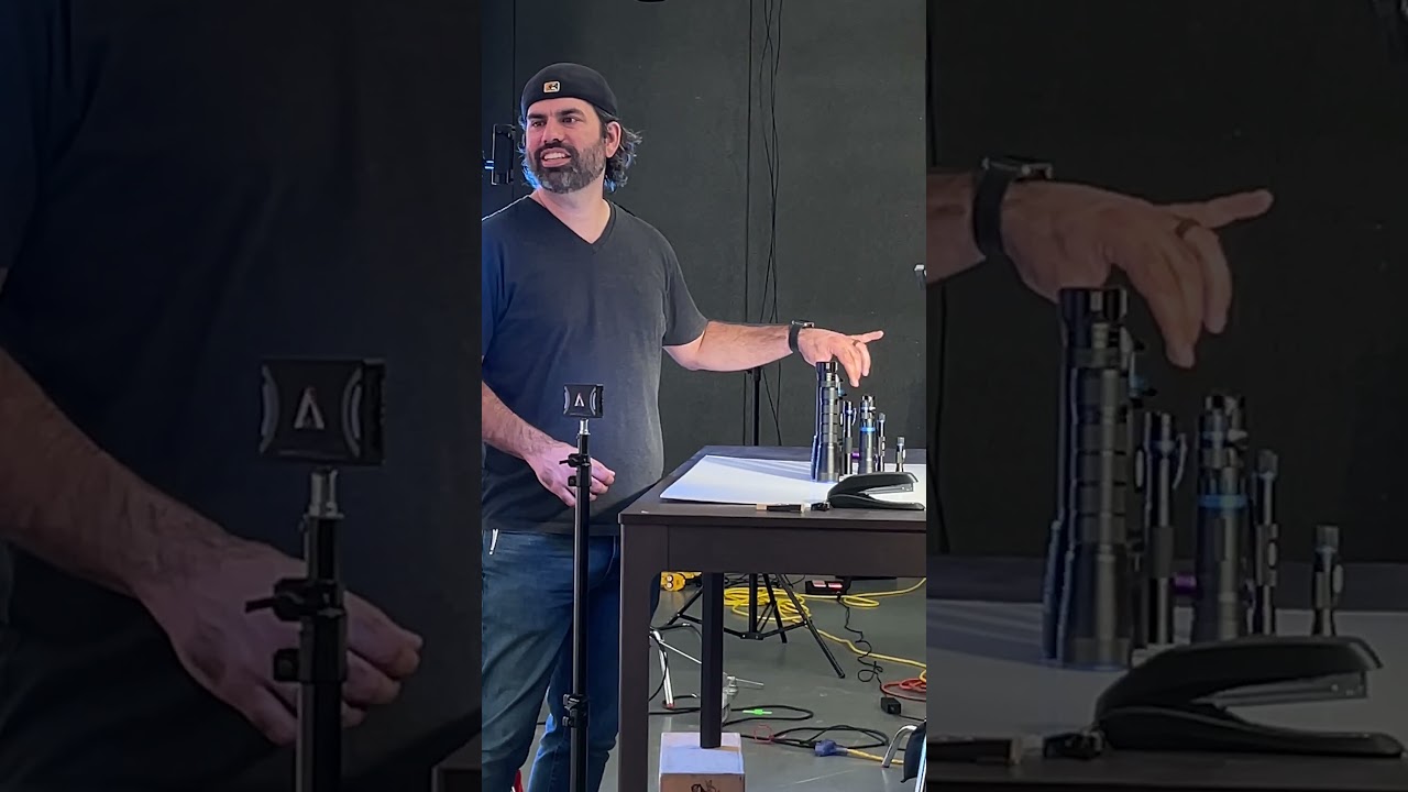 On Set with Police Security Flashlights | Behind the Scenes