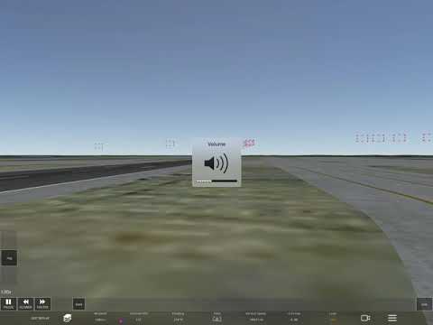 Landing without (green reverse thrust&diecel)