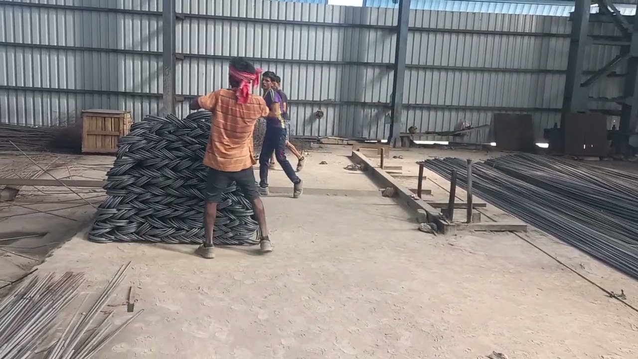 TMT REBAR MANUAL BENDING PROCESS