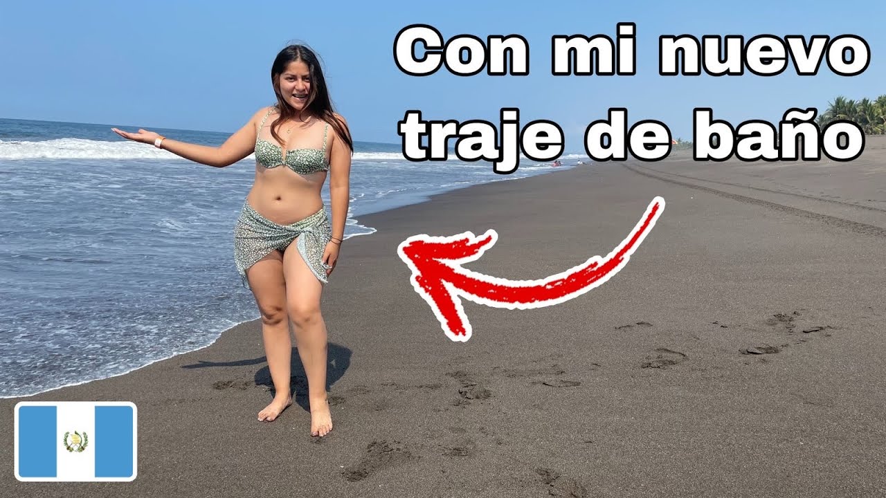 Mi primera vez BAÑÁNDOME en PLAYA MONTERRICO 🏖 GUATEMALA 🇬🇹| Celinaz El Salvador 🇸🇻