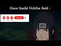What's the real strength? #anime#itachi#viral#attitude