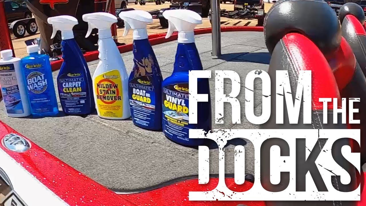 Pro Bass Fisherman's Favorite Starbrite Boat Cleaning Products YouTube