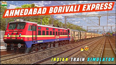 DRIVING MOST LOW PRIORITY TRAIN 😲 19418 AHMEDABAD BORIVALI EXP IN MSTS OPEN RAILS | KHANDESH ROUTE 🔥