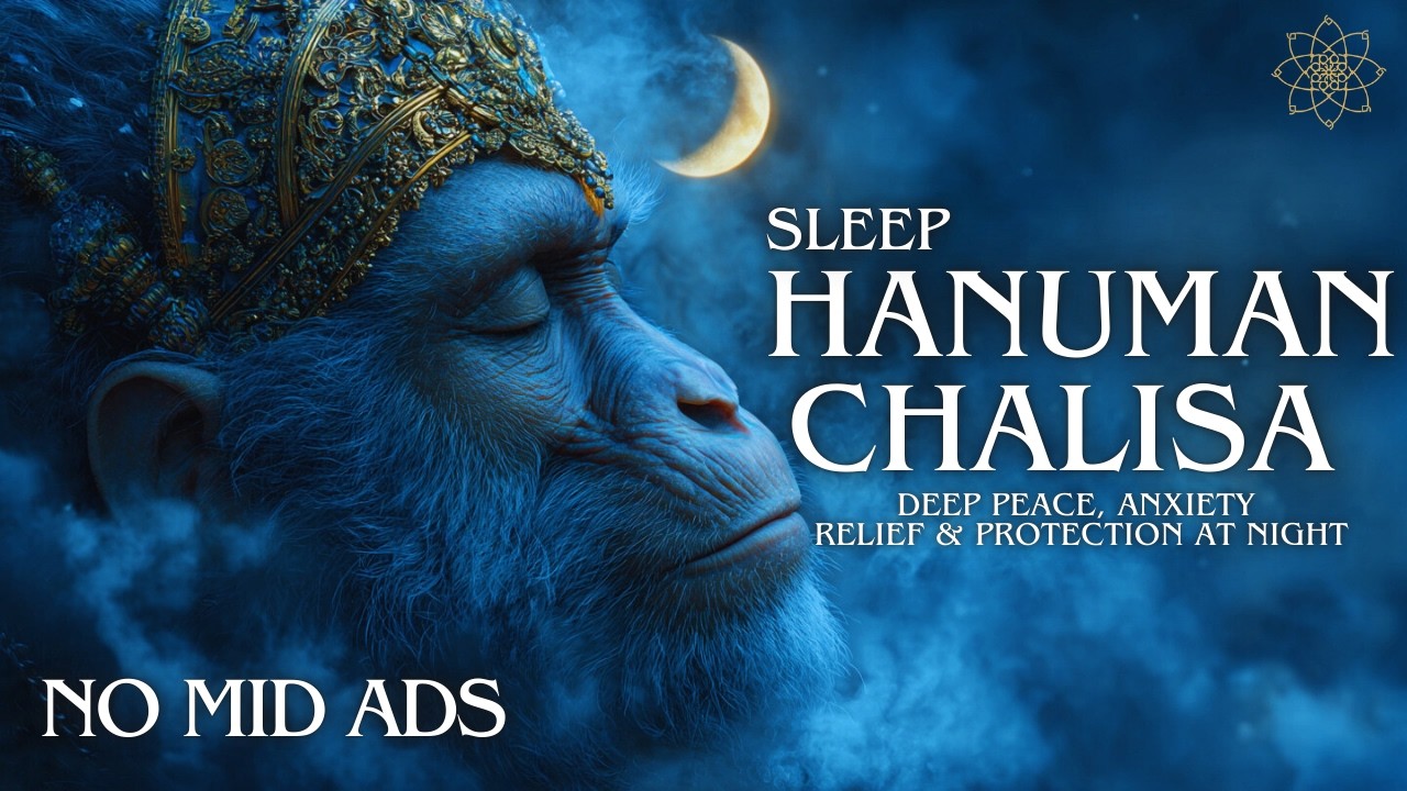 Hanuman Chalisa for Sleep | Deep Peace, Anxiety Relief & Protection at Night