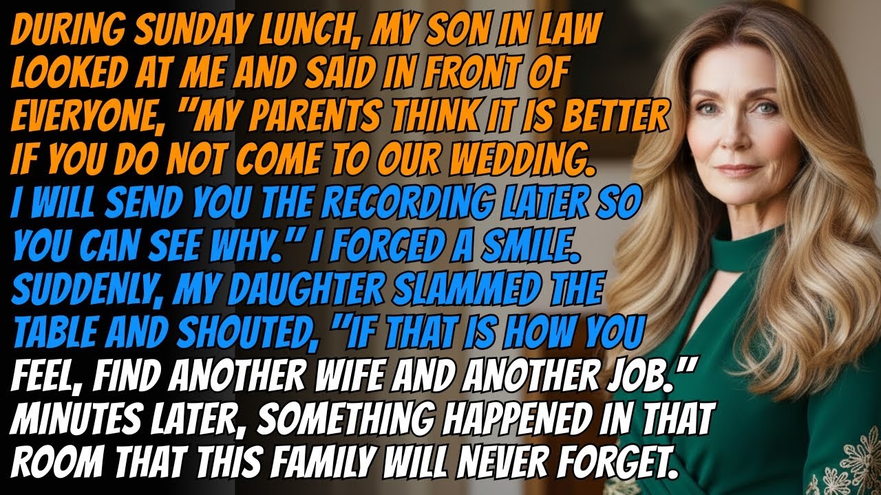 “Your Mom Is Not Coming To Our Wedding” My Son In Law Said In Public So My Daughter…