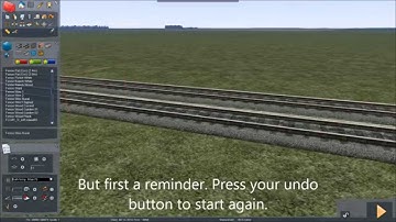 TS2014 Tutorial - Route Building 1 - Using The Offset Tool (Train Simulator)