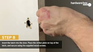 How to install a 52mm Mucheln Privacy Door Handle