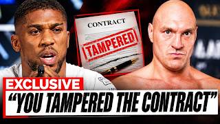 Full Anthony Joshua GOES OFF on Tyson Fury Over Alleged Contract Tampering! Guide