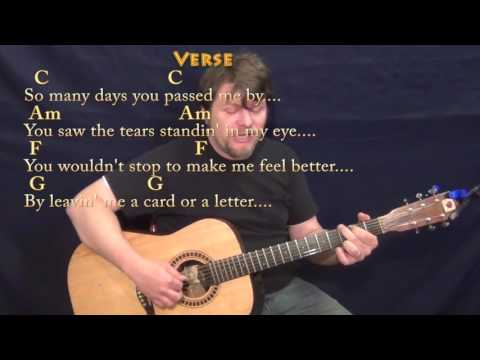 Please Mr. Postman (The Marvelettes) Fingerstyle Guitar Cover Lesson in C with Chords/Lyrics