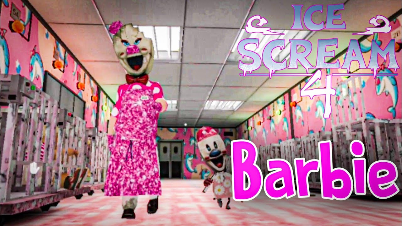 رجل الآيس كريم الجزء الرابع مود باربي Ice Scream 4 Barbie MOD