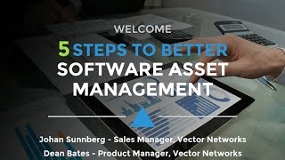 Webinar - 5 steps to better Software Asset Management