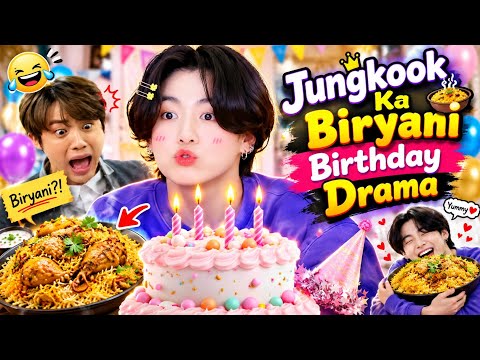 Jungkook Ka Biryani Birthday Drama! 🎂🍗 (BTS Funny Dubbing)#video @🦋BTS funny moments with dipa🦋