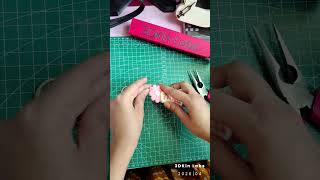 3D Printed Custom Name Flower Keychain - 3DKin Labs #3dprinting #shorts