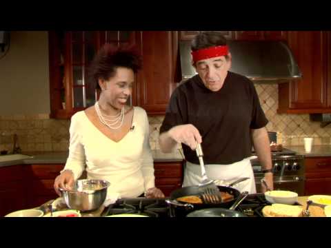 Jann Robinson and Guest Chef Franklin Biggs prepar...