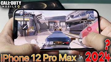Call of Duty: Mobile Game Test on iPhone 12 Pro Max in 2024?? | MAX GRAPHICS & FRAME RATE TEST!!