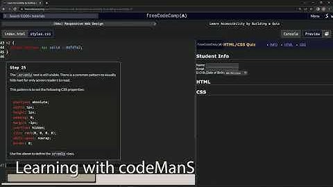 learn2code | freeCodeCamp (New) Responsive Web Design  -  Building a Quiz: Step 25