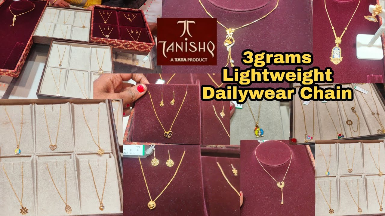 3grams Lightweight Dailywear Chain/Tanishq Chit Scheme/Antique Wedding