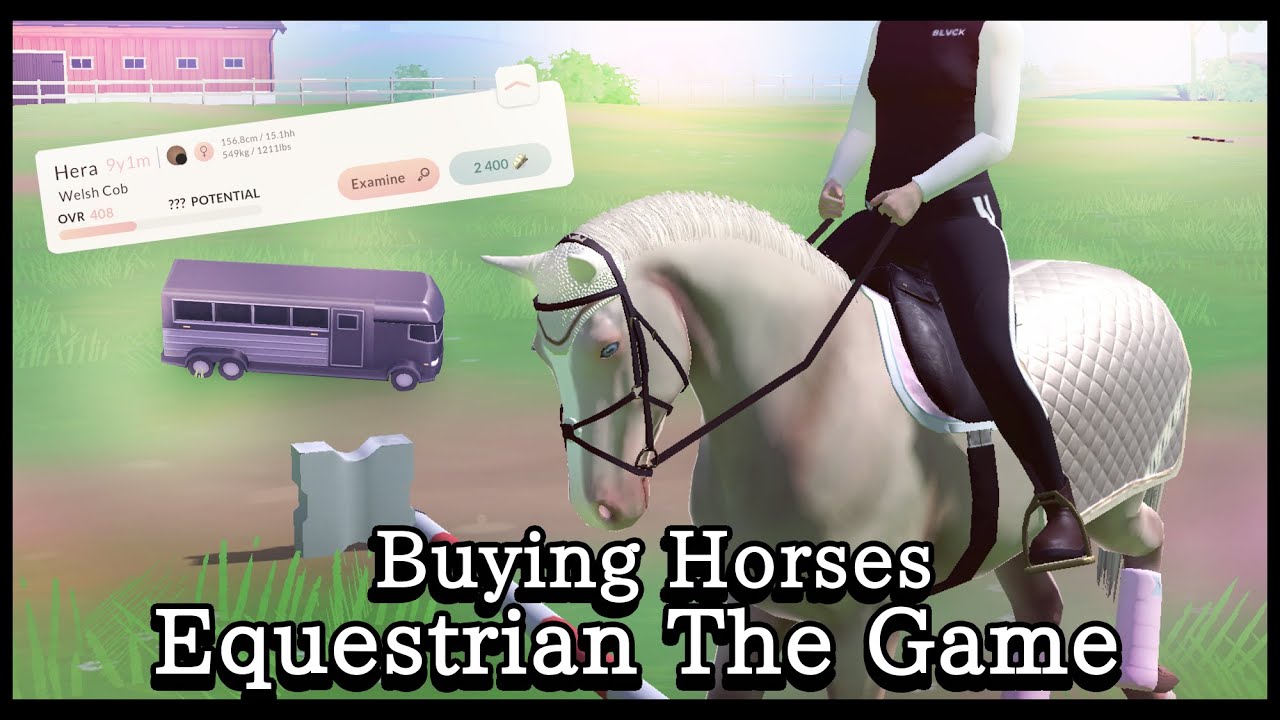 [Equestrian the Game] Horse Shopping Spree! Buying Horses From The Lvl