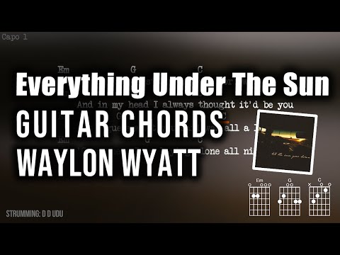 Waylon Wyatt - Everything Under The Sun Guitar Chords
