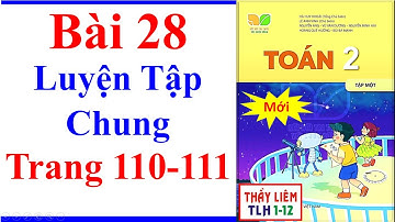 Toán Lớp 2 Bài 28 | Luyện Tập Chung | Trang 110 - 111 | Kết Nối Tri Thức | Tiết 1 | general practice