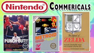1987 Nintendo NES Commercials - ZELDA, Metroid, Rad Racer, Punch out - MORE