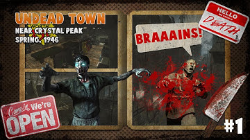 Call of Duty Zombies Custom Map "UNDEAD TOWN" PART 1!