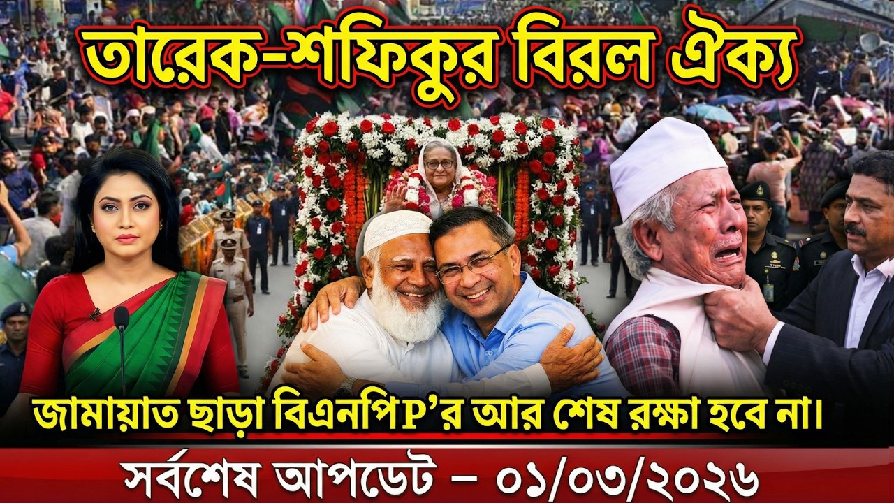 Ajker Bangla Khobor 01 Mar 2026 | Bangladesh Letest News | Top News | Today News | বর্তমান বাংলাদেশ