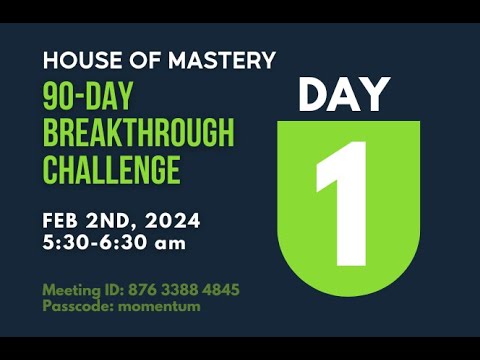 BREAKTHROUGH CHALLENGE DAY 1 RESET - YouTube