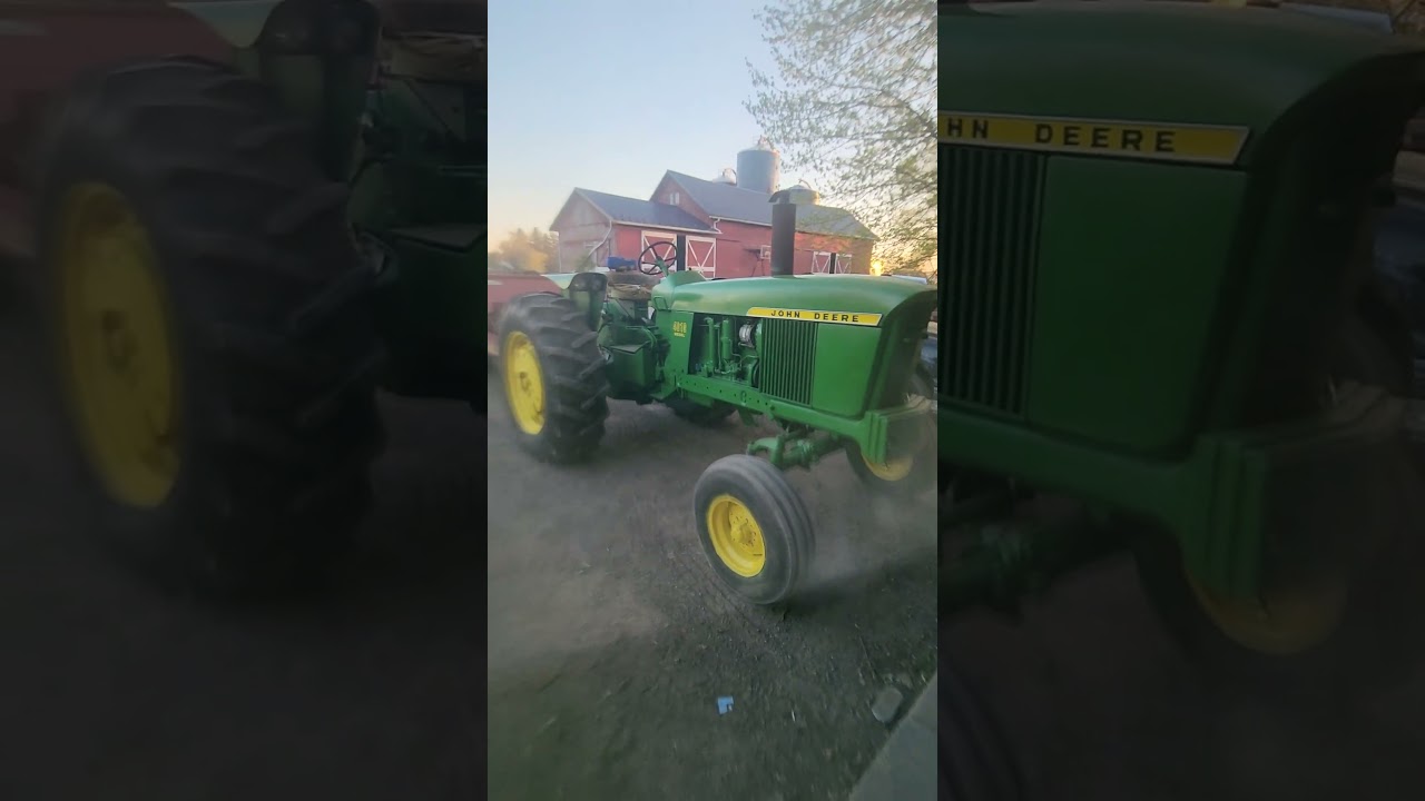 JOHN DEERE 4010 With New Work Clothes