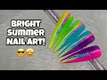 Bright Summer Nail Art | Madam Glam | Nail Sugar