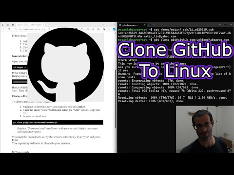 How to clone a GitHub repository in Linux (using SSH key)