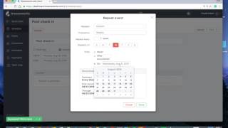 [Web] Create a custom recurring appointment