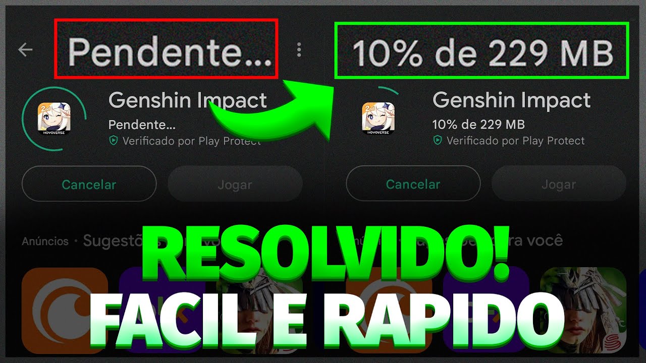 PLAY STORE NÃO BAIXA NADA, DOWNLOAD PENDENTE.. como RESOLVER! - YouTube