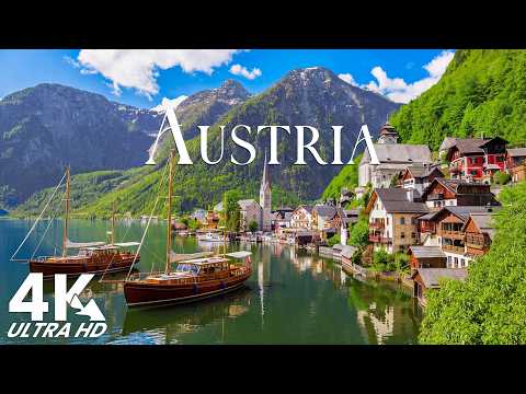 Austria 4K | A Journey Through Alpine Wonder – Crystal Lakes, Peaks & Village Charm