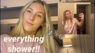 relaxing everything shower vlog!! in depth self care routine!