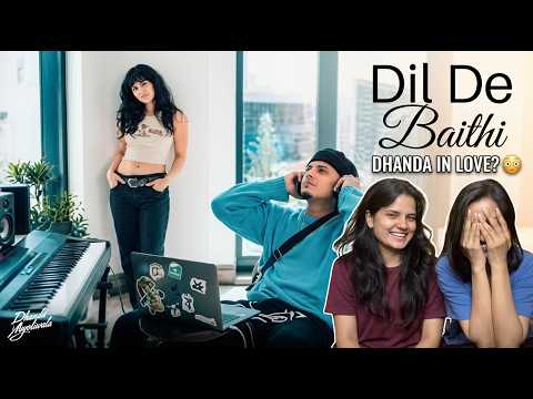 Dil De Baithi Reaction ❤️ Dhanda Nyoliwala | Official Music Video | First Time Reaction | Naive Girl