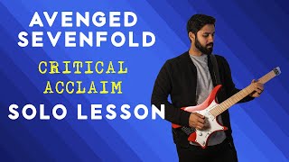 Avenged Sevenfold - Critical Acclaim Guitar Solo Lesson + TAB Update