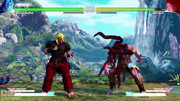 Street Fighter V Beta Phase 2: Ken Gameplay (Training/ONE Match)