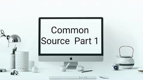 Common Source Amplifier / Razavi / CMOS Amplifiers